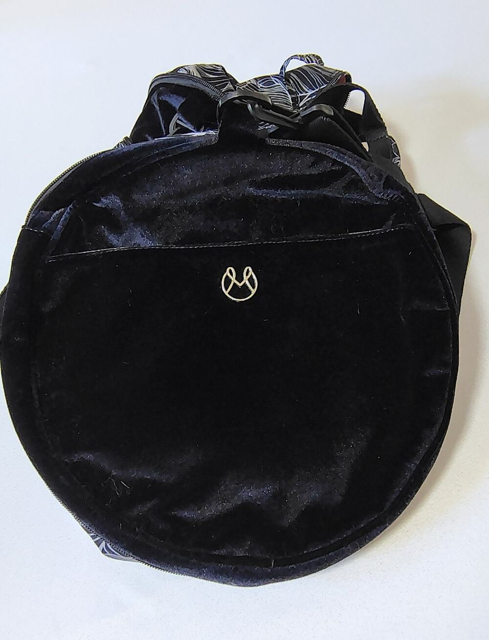 Velvet Printed Convertable Weekender Bag MAAJI Black NWOT